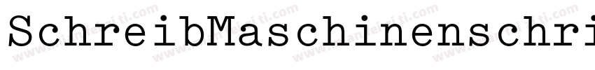 SchreibMaschinenschriftBQ字体转换