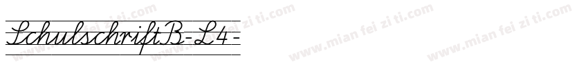 SchulschriftB-L4字体转换