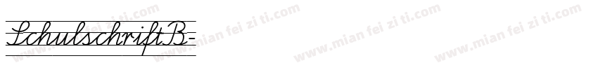 SchulschriftB字体转换