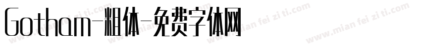 Gotham-粗体字体转换
