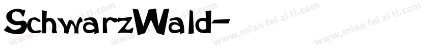 SchwarzWald字体转换