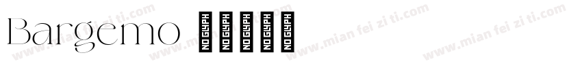 Bargemo字体转换