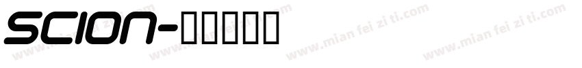 Scion字体转换