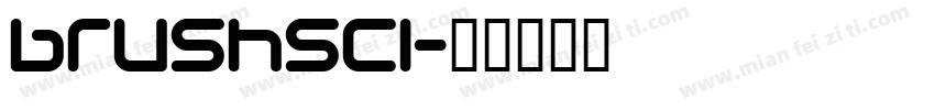 brushsci字体转换