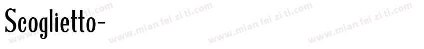 Scoglietto字体转换