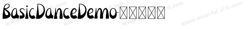 BasicDanceDemo字体转换