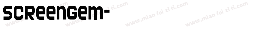 Screengem字体转换