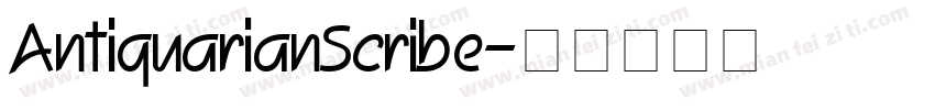 AntiquarianScribe字体转换