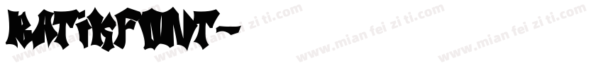 BATIKFONT字体转换