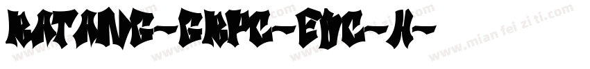 Batang-GBpc-EUC-H字体转换