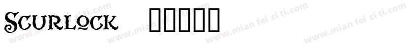 Scurlock字体转换