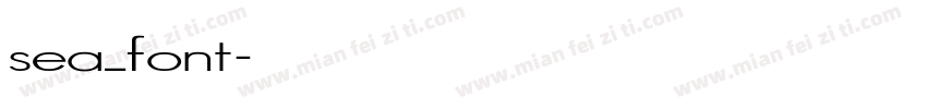 sea_font字体转换