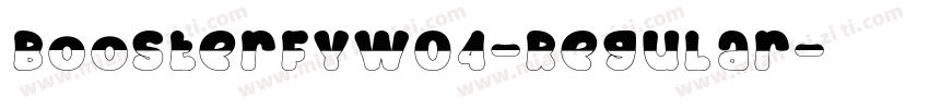 BoosterFYW04-Regular字体转换
