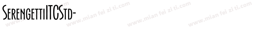 SerengettiITCStd字体转换