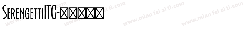 SerengettiITC字体转换