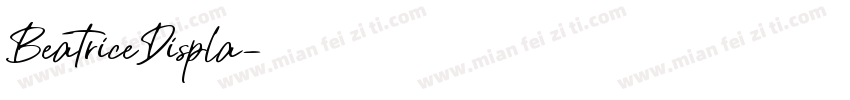 BeatriceDispla字体转换