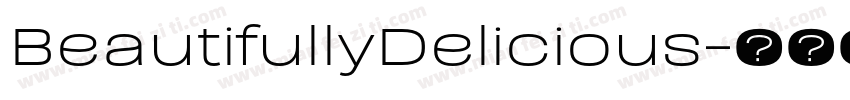 BeautifullyDelicious字体转换