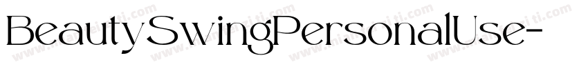 BeautySwingPersonalUse字体转换