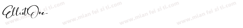ElliotOne字体转换