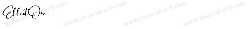 ElliotOne字体转换
