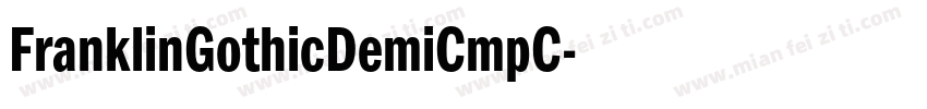 FranklinGothicDemiCmpC字体转换