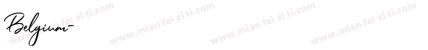 Belgium字体转换