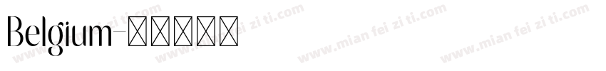 Belgium字体转换