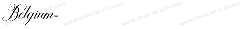 Belgium字体转换
