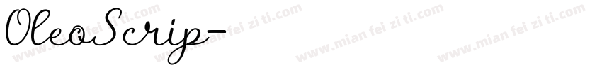 OleoScrip字体转换