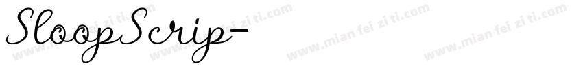 SloopScrip字体转换