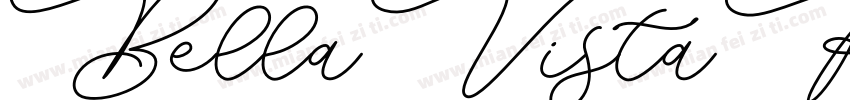 BellaVistaRegular字体转换