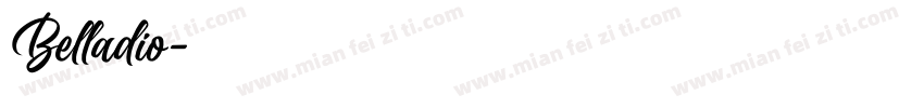 Belladio字体转换