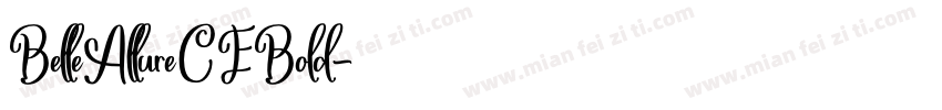 BelleAllureCEBold字体转换