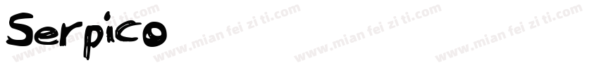 Serpico字体转换