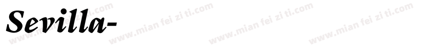 Sevilla字体转换
