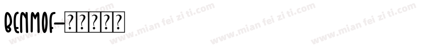 BENMOF字体转换