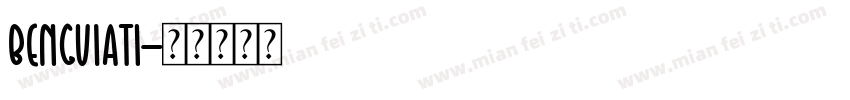BenguiatI字体转换