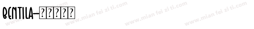 Bentila字体转换