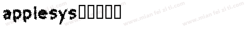 apple-sys字体转换