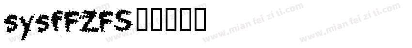 sysfFZFS字体转换