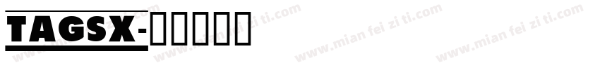 TAGSX字体转换