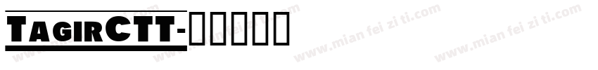 TagirCTT字体转换