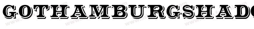 GothamburgShadowed字体转换