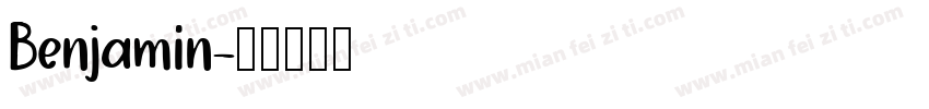 Benjamin字体转换