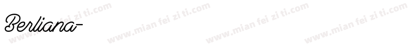 Berliana字体转换