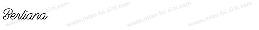 Berliana字体转换