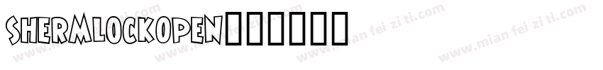 ShermlockOpen字体转换
