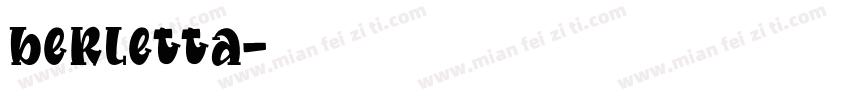berletta字体转换