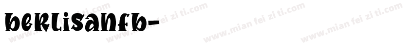 berlisanfb字体转换