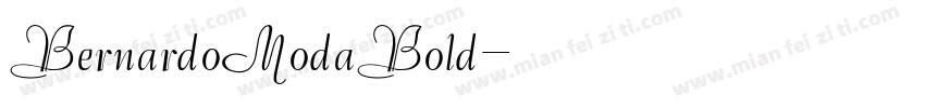 BernardoModaBold字体转换